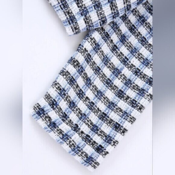 ZARA Cropped Tweed Top NWT Sz Large - Picture 7 of 10